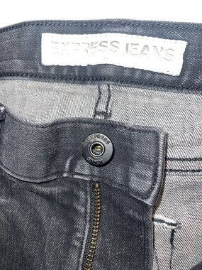 Express Men's Slim Jeans in Charcoal Gray
